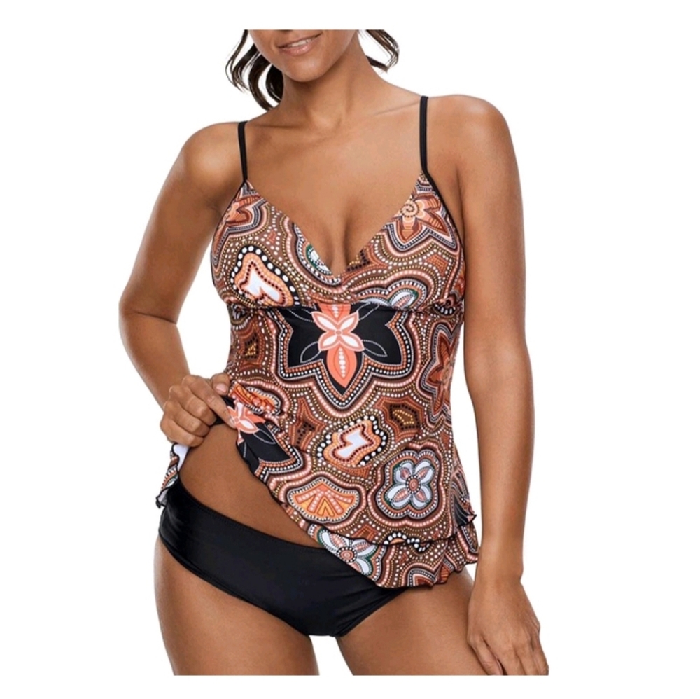 Womens Tankini Swim Suit XL